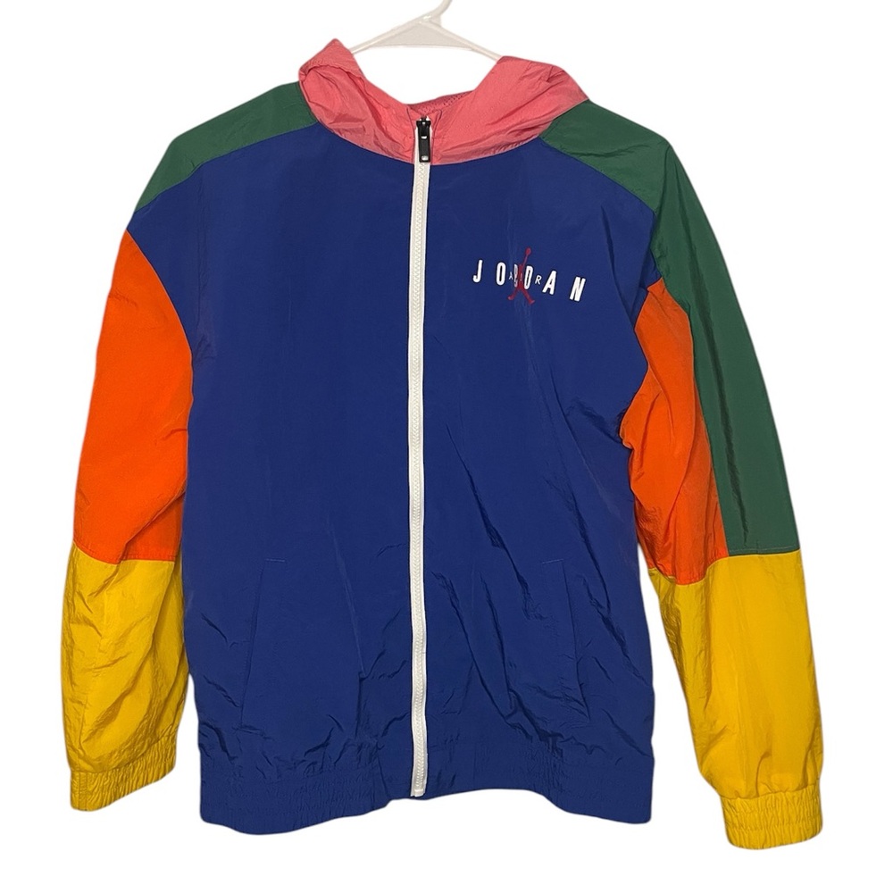 Nike Jordan Jumpman Classics Windbreaker full zip jacket- Boys Large 12-13